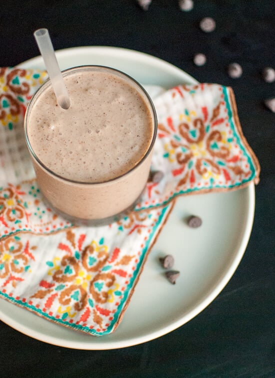 Oaxaca chocolate banana smoothie