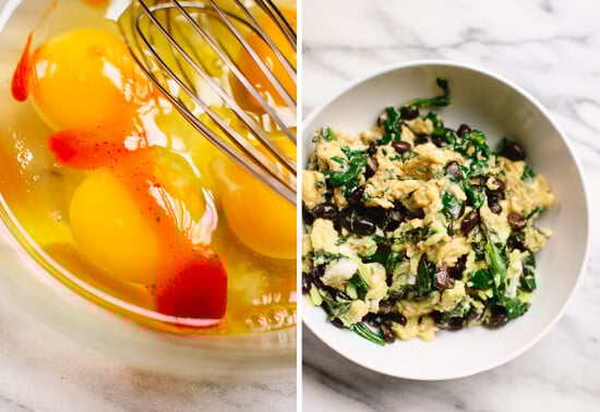scrambled eggs