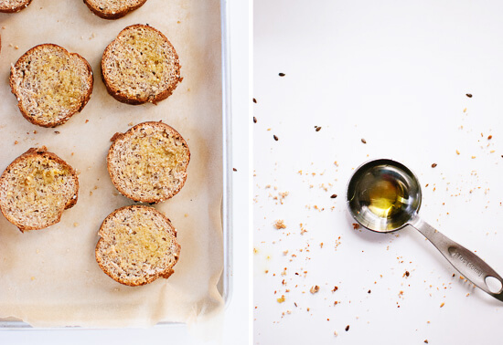 olive oil and bread